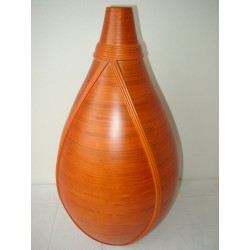 Bambusová váza s ratanem OR