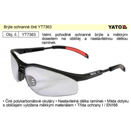 Brýle ochranné čiré YT-7363