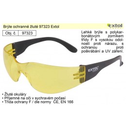 Brýle ochranné žluté 97323...