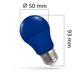 Barevná LED žárovka E27...