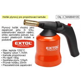 Hořák plynový Extol Premium...