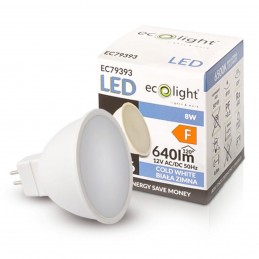 LED žárovka MR16 12V 8W...
