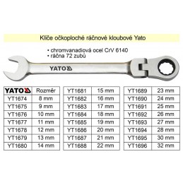 YATO Ráčnový klíč...