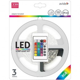 Set: LED pásek 7,2Wm, RGB,...